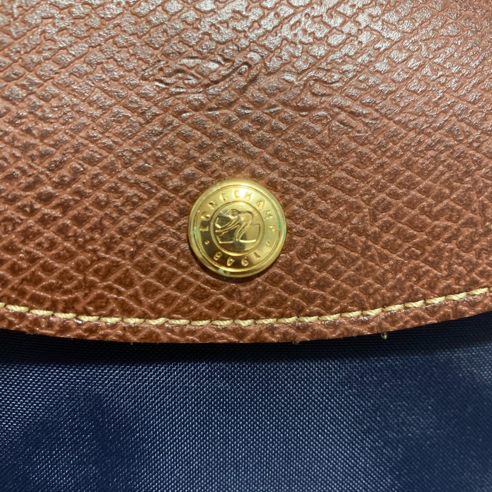 Navy Longchamp Handbag- Small.